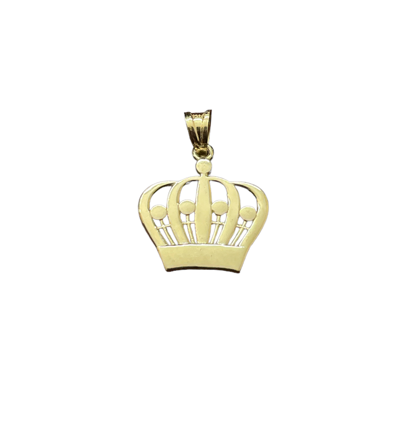 10K Y.Gold Crown Charm Small