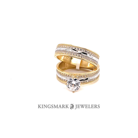 14K Gold Bridal Set
