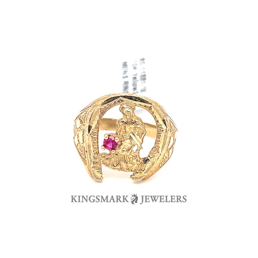 10K Gold Mens Ring