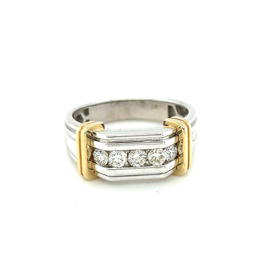 Diamond Wedding Bands - Men'