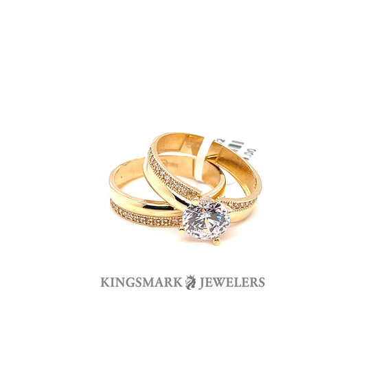 14K Gold Bridal Set