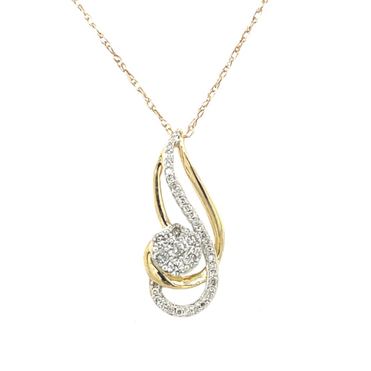 Diamond Pendant Set