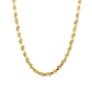 10K Yellow Gold Solid Rope Cha