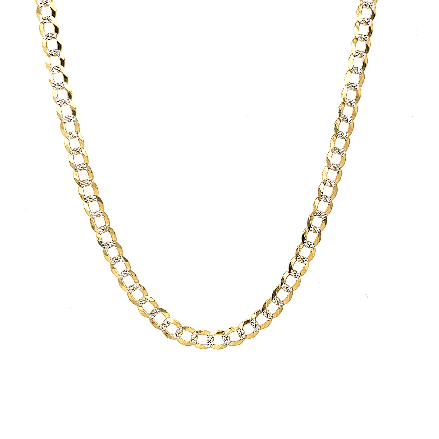 10K Y.Gold Semi-Solid Cuban Curb D/C 3.5mm 24" (5g)