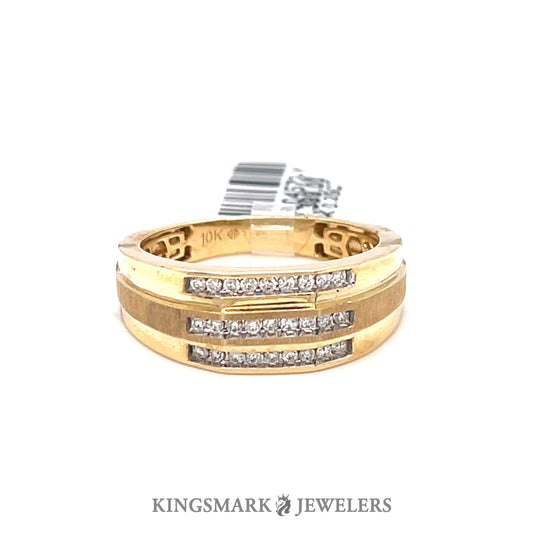 Diamond Wedding Bands - Men'