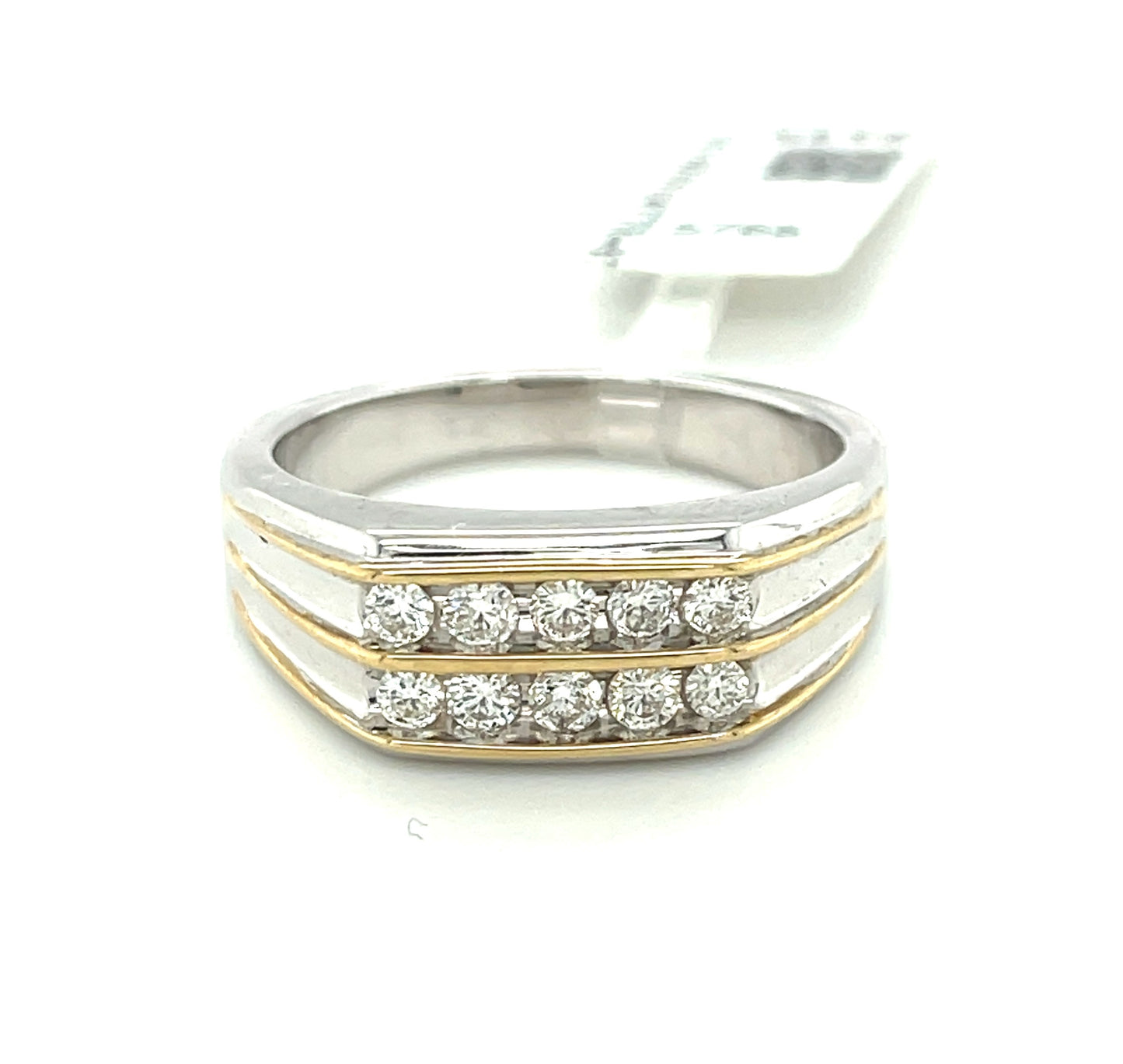 Diamond Wedding Bands - Men'