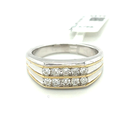 Diamond Wedding Bands - Men'