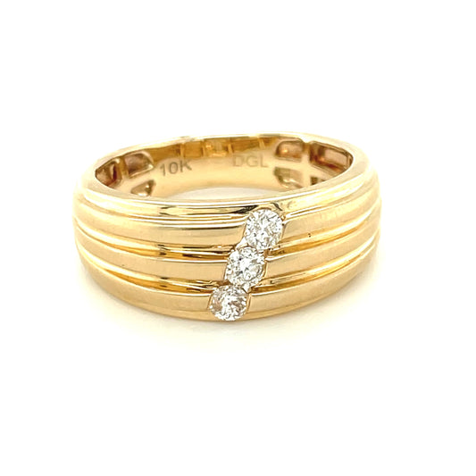 Diamond Wedding Bands - Men'