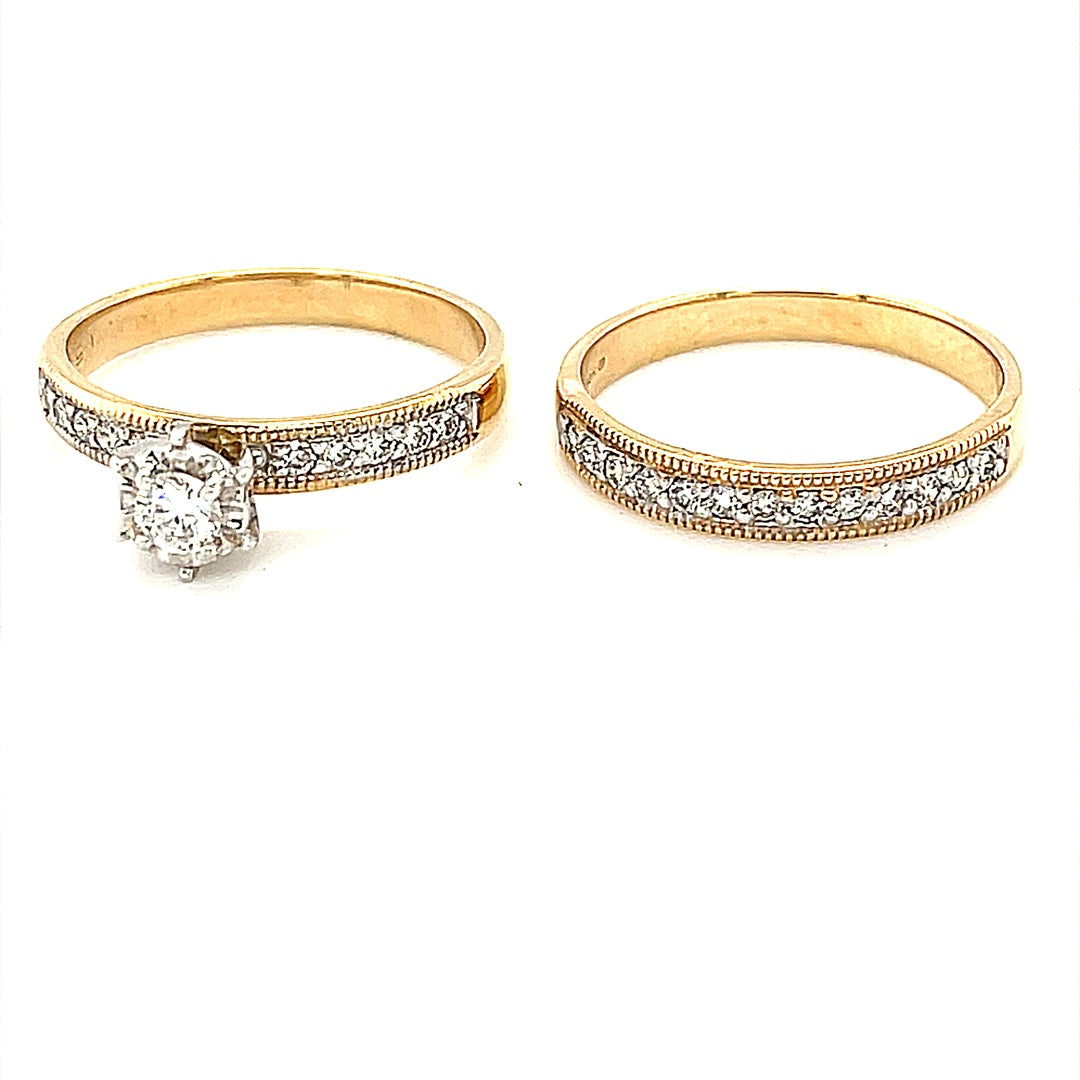 Diamond Wedding Set