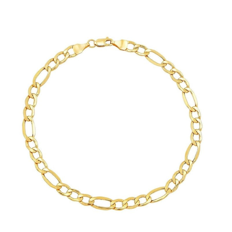 10K Y.Gold Semi-Solid Figaro B