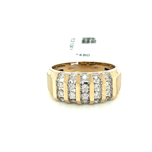 Diamond Wedding Bands - Men'