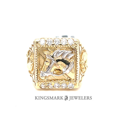 10K Gold Mens Ring