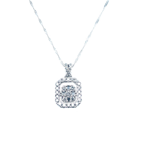 Diamond Pendant Set