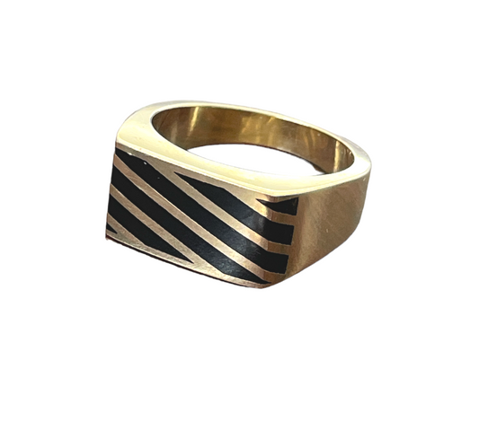 10K Gold Mens Ring