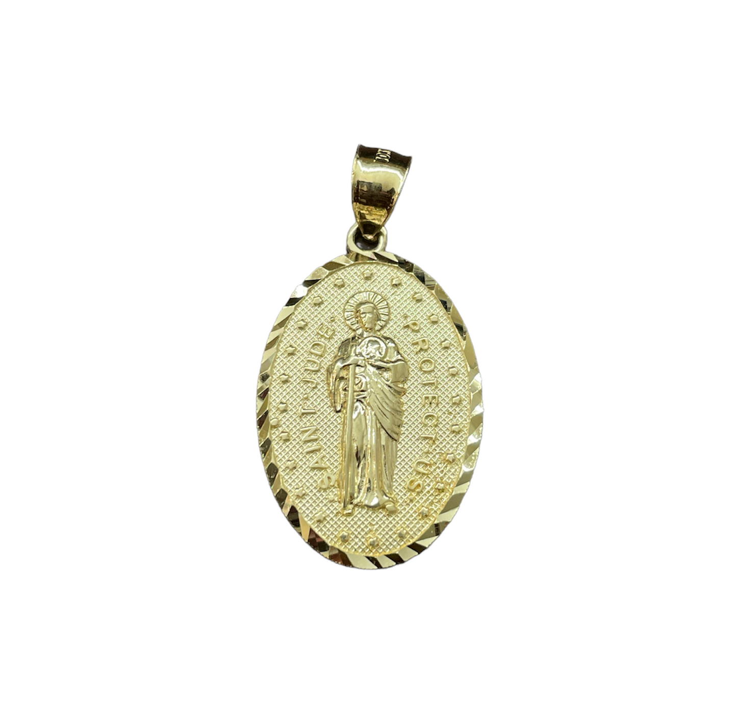 10K Y.Gold Charm St. Jude Protect Us (3g)