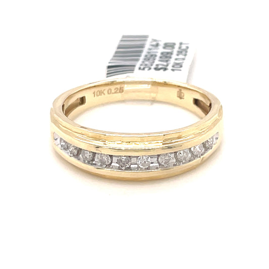 Diamond Wedding Bands - Men'