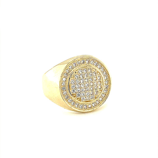 14K Gold Mens Ring