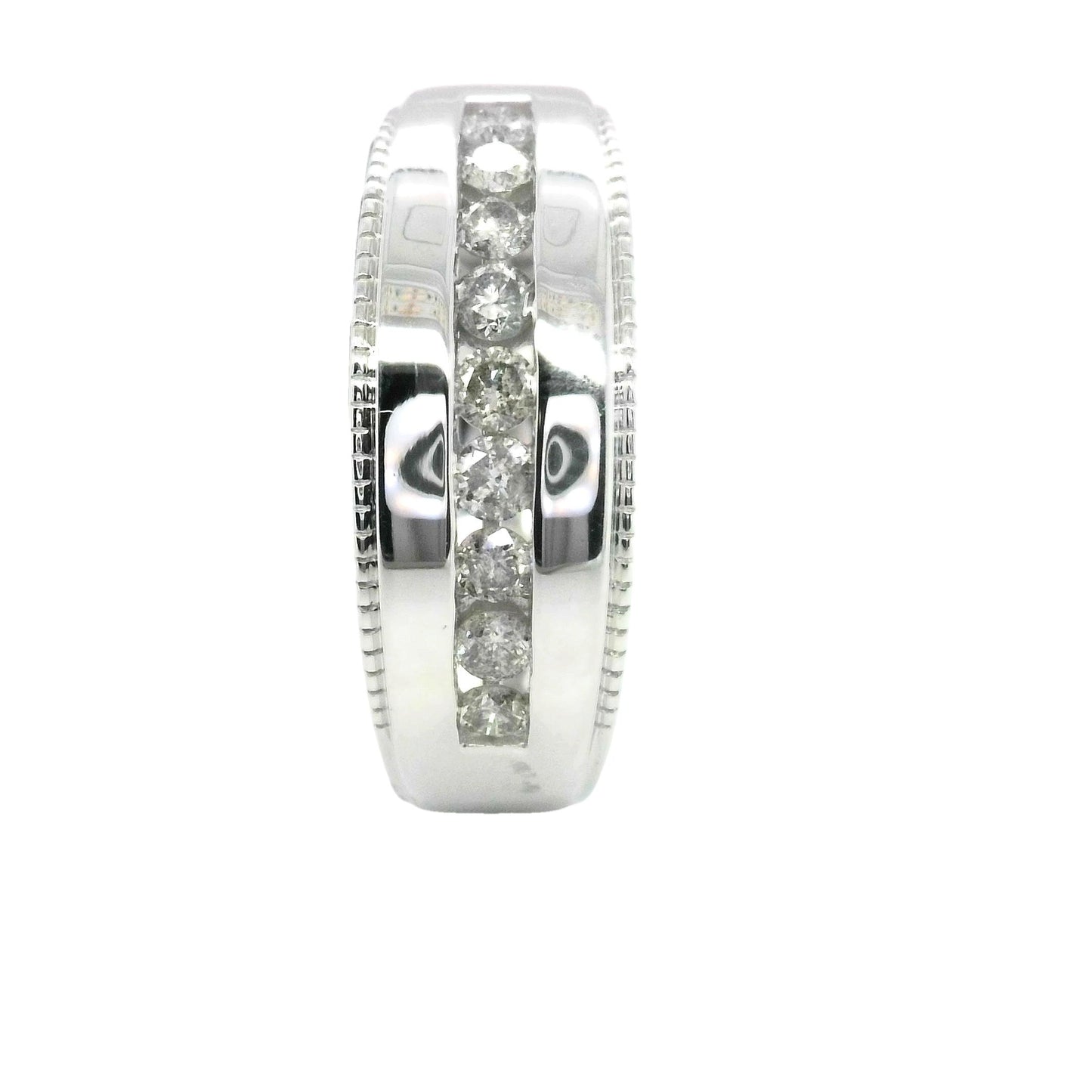 Diamond Wedding Bands - Men'