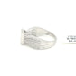 10K White Gold 1.00ct Diamond Ladies Ring Si 1, H