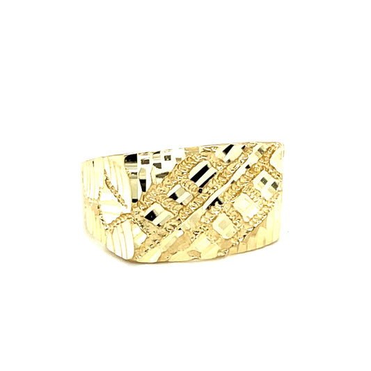 10K Gold Mens Ring