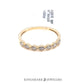 14KT Yellow Gold 0.1ct DIA Band Si G
