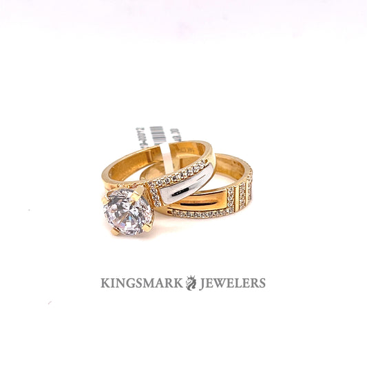 14K Gold Bridal Set
