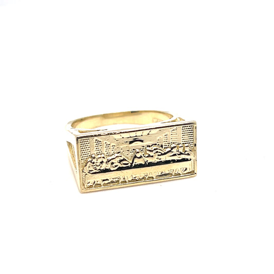 10K Gold Mens Ring