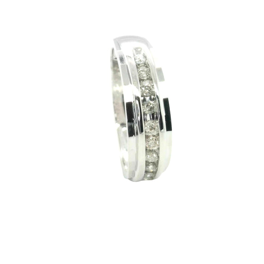 Diamond Wedding Bands - Men'