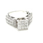 14K White Gold 1.10ct Diamond Ladies Ring Si1, G