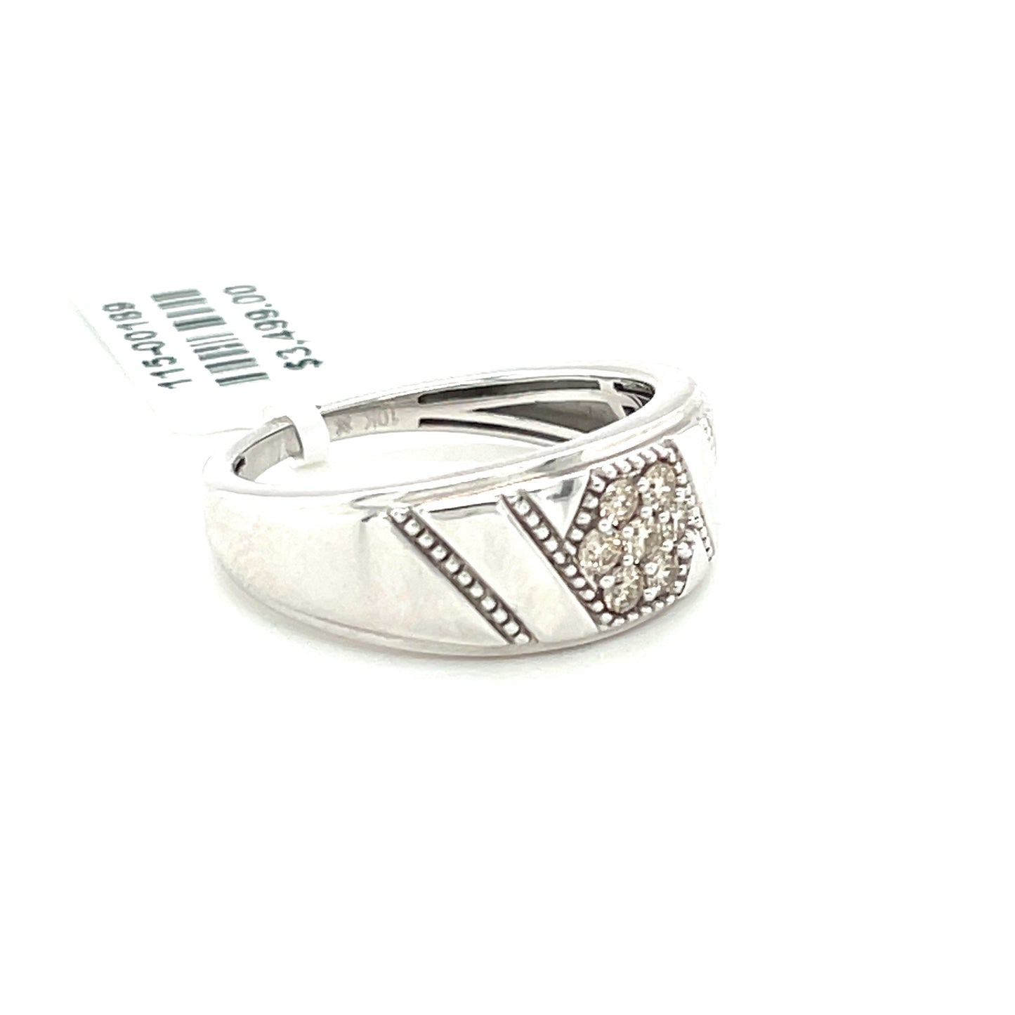 Diamond Wedding Bands - Men'