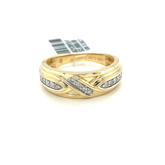 Diamond Wedding Bands - Men'