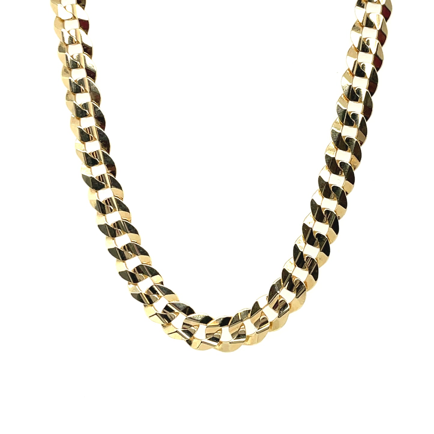 14K Yellow Gold Solid Cuban 6mm 24"