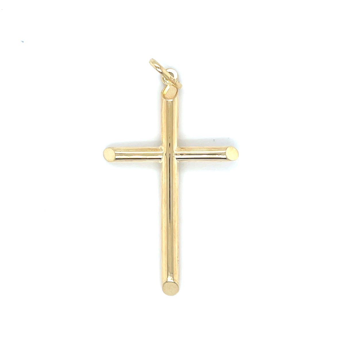 10KY Gold Medium Plain Cross C