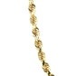 10K Yellow Gold Solid Rope Cha