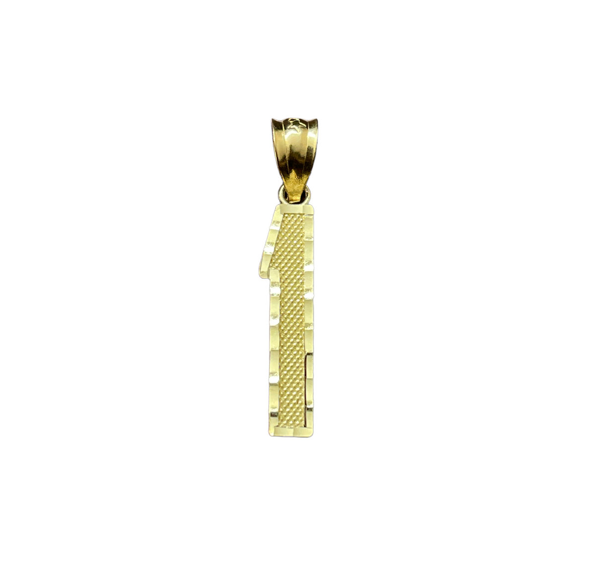 10K Yellow Gold Number "1" Cha
