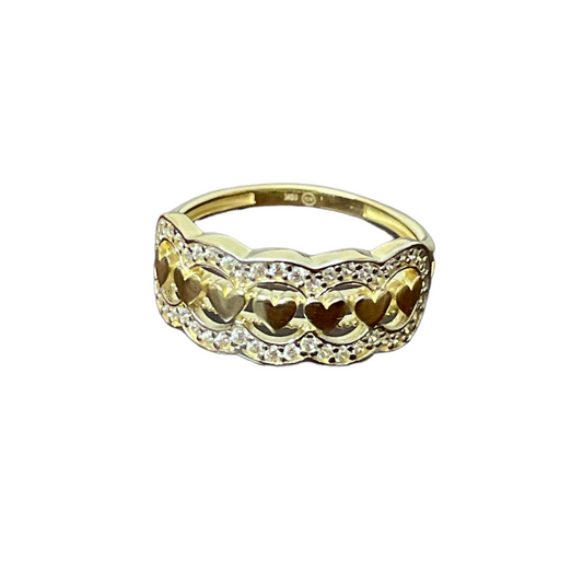 10K Y.Gold CZ Ladies Ring