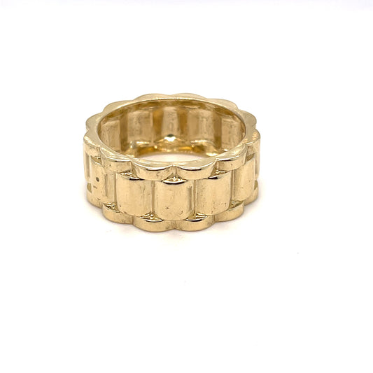 14K Gold Mens Ring