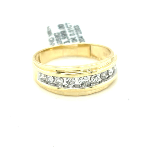 Diamond Wedding Bands - Men'