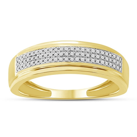 Diamond Wedding Bands - Men'