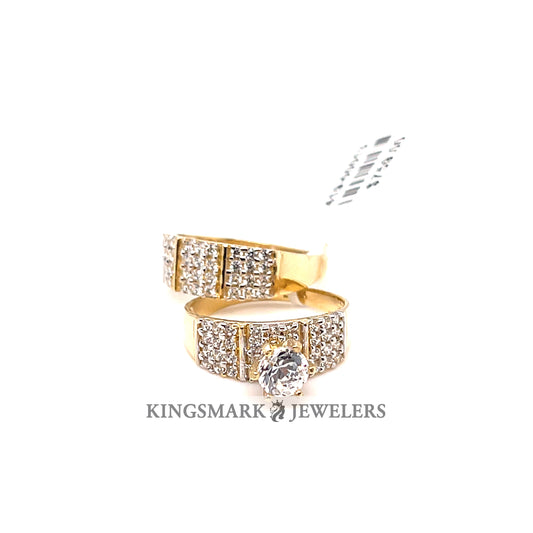 14K Gold Bridal Set