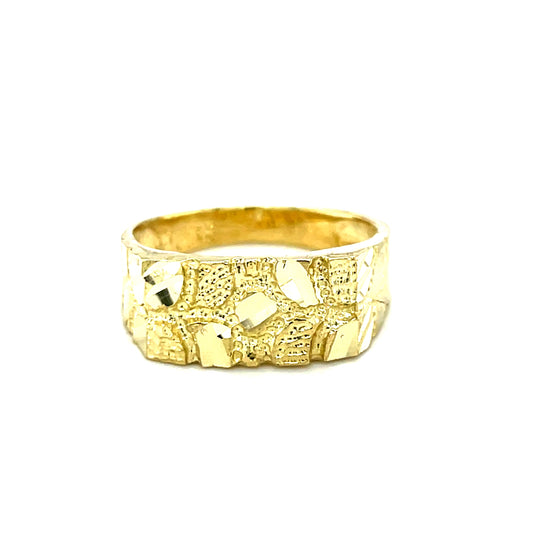 10K Gold Mens Ring