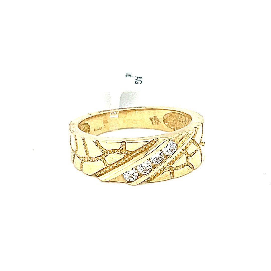 10K Gold Mens Ring