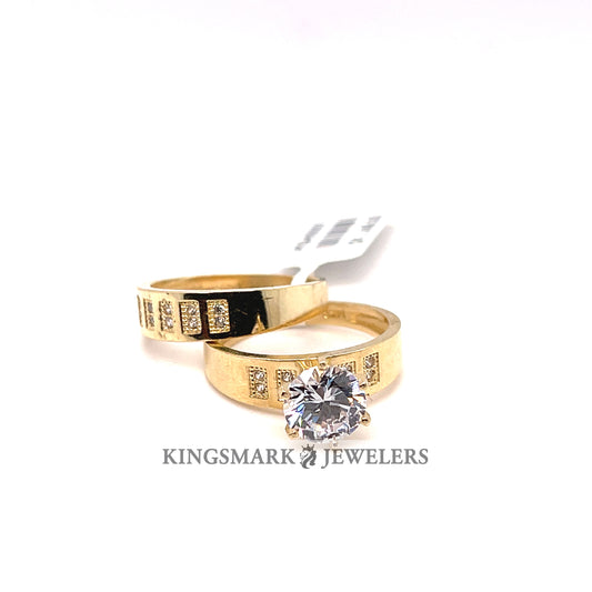 14K Gold Bridal Set