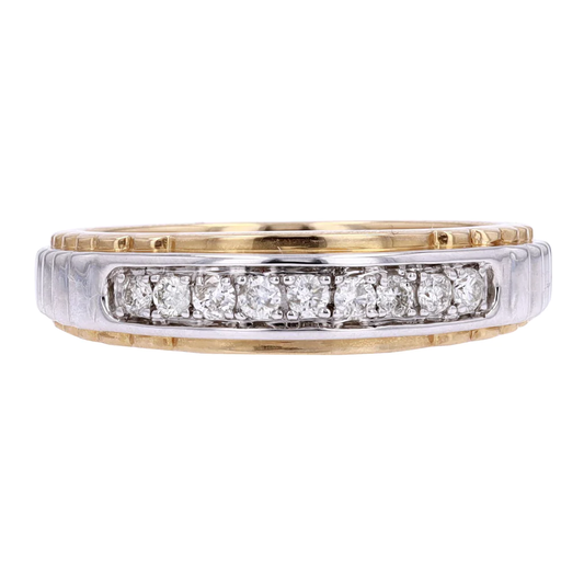 Diamond Wedding Bands - Men'