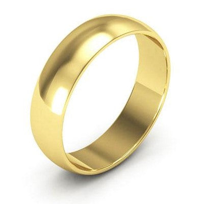 10KY Gold PlnWedding Band 5mm