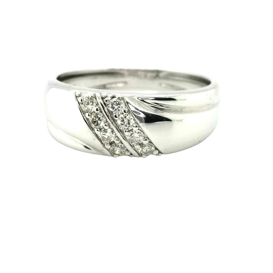 Diamond Wedding Bands - Men'