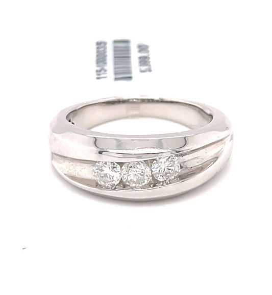 Diamond Wedding Bands - Men'