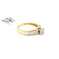 14KY Gold 0.25ct Diamond Ladies Ring, I2, GH