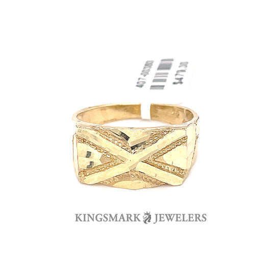 10K Gold Mens Ring