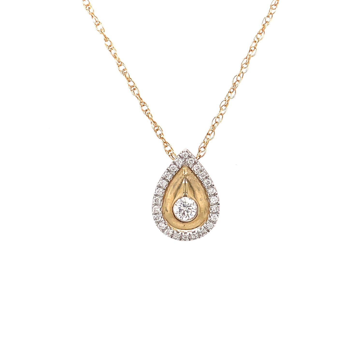 Diamond Pendant Set